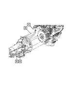4627311AC - NAG1; W5A580; 5-Speed; Automatic Transmission: Transmission Oil Filler Tube for Mopar Image