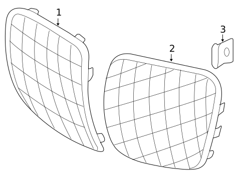 Grille & Components for 2006 Pontiac Solstice #0