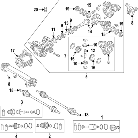 Axle Shafts & Joints for 2023 Mazda CX-50 #0