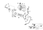 34212228443 - : Caliper Housing Left for BMW Image