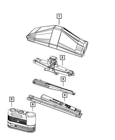 Jack Stowage for 2019 Dodge Grand Caravan #0