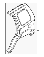 68004526AD - Body: Quarter Panel Assembly for Mopar Image