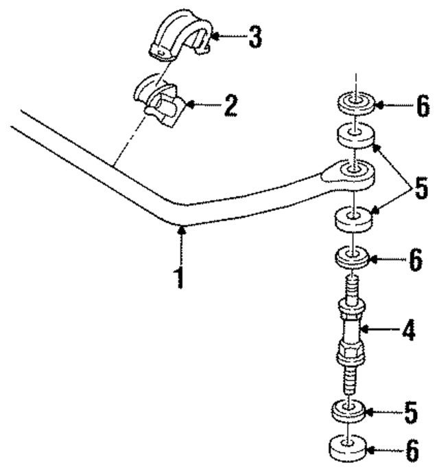 52038454 - Suspension: Stabilizer Bar for Mopar Image