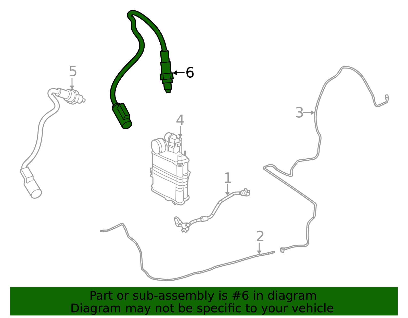 Genuine OEM Oxygen Sensor | 000-542-44-00 | Fits Select 2019