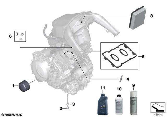 13728561572 - : Air Cleaner for BMW-Motorrad Image