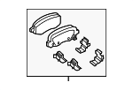 68549181AA - Brakes: Brake Pads for Mopar Image