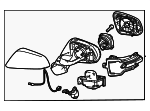 87940F6021A0 - Body: Mirror Assembly for Lexus: NX250, NX350, NX350h, NX450h+ Image