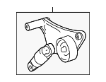 166200H021 - Cooling System: Tensioner for Scion: xB | Toyota: Camry, Corolla, Matrix, RAV4, Solara Image