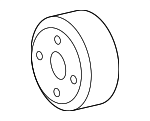 1617328020 - Cooling System: Pulley for Scion: tC, xB | Toyota: Camry, Corolla, Highlander, Matrix, RAV4, Solara Image