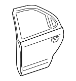 6G1Z5424631A - Body: Door Shell for Ford: Five Hundred, Taurus | Mercury: Montego, Sable Image
