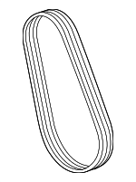 LR035543 - Belts &amp; Cooling: Serpentine Belt for Land Rover: Defender 110, Defender 90, Discovery, Range Rover, Range Rover Sport Image