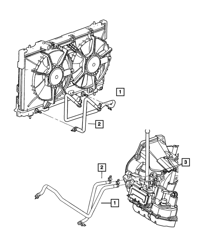5278031AC - : Transmission Oil Pressure Hose for Mopar Image