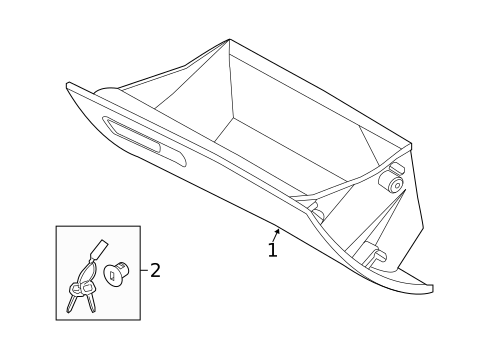 Glove Box for 2022 Kia Sorento #0