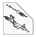 4858065D51 - Steering: Steering Gear for Suzuki Image