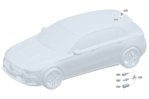 Rear Window Washer System for 2021 Mercedes-Benz GLA45 AMG #0