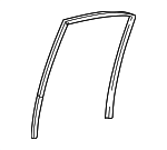 8353025001 - : 2002-2005 Hyundai Accent - Run Channel for Hyundai: Accent Image