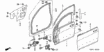 90341SDA000 - Body/Air Conditioning: NUT, FLANGE (6MM) for Honda Image