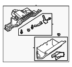 4M1857035S25D - : Glove Box Assembly for Audi: Q7 Image