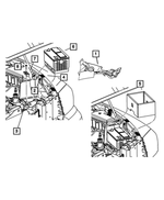 6508146AA - Electrical: Hex Head Screw for Chrysler: Aspen | Dodge: Dakota, Durango | Jeep: Grand Cherokee | Ram: Dakota Image