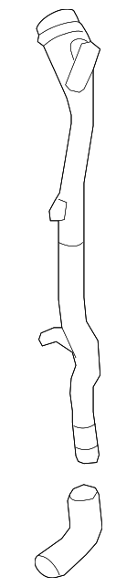 16117270992 - Fuel System: Filler Neck for BMW: 428i, 428i Gran Coupe, 428i xDrive, 428i xDrive Gran Coupe, 435i, 435i Gran Coupe, 435i xDrive, 435i xDrive Gran Coupe, M3, M4 Image