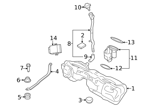 Fuel Storage for 2014 BMW 435i #0