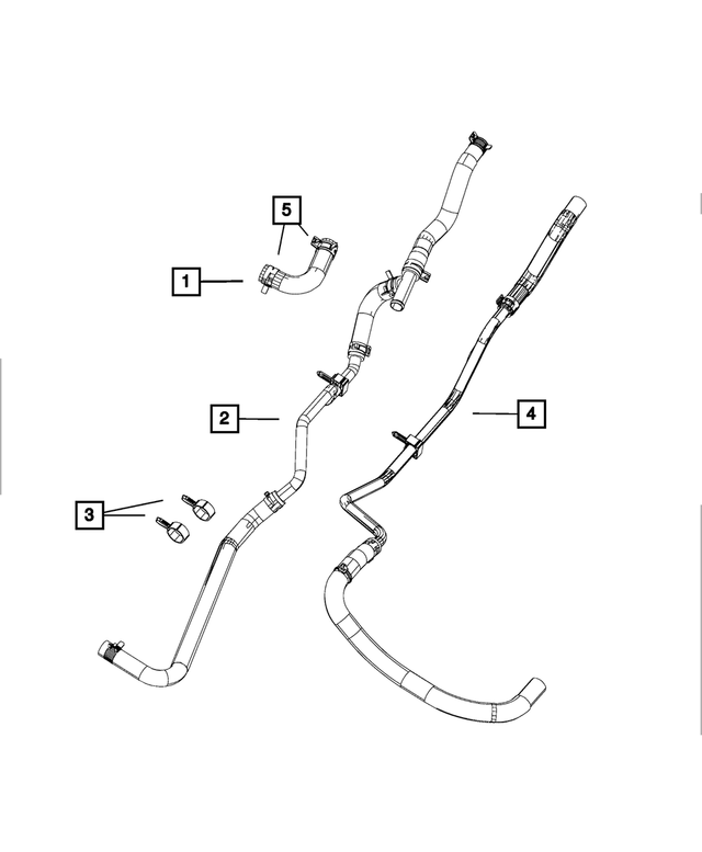 5012745AA - Air Conditioners and Heaters: Heater Clamp for Mopar Image