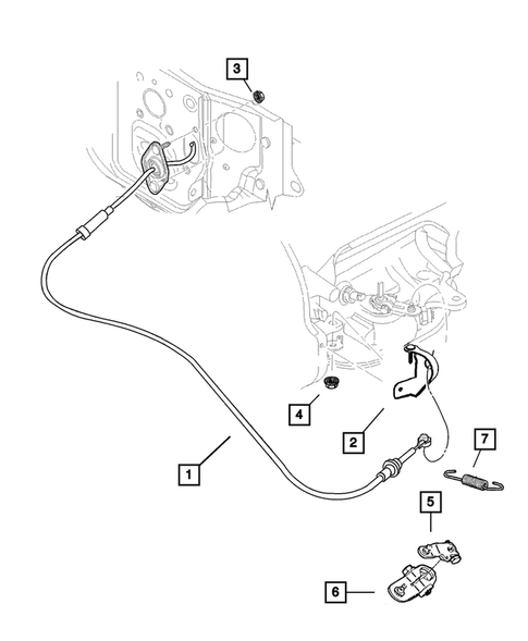 Gearshift Controls for 2002 Dodge Durango #0