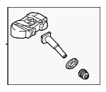 52940T6000 - Electrical: TPMS Sensor for Genesis: Electrified G80, Electrified GV70, G80, GV70, GV80, GV80 Coupe Image