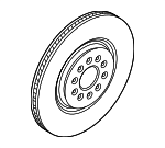 68618731AA - Brakes: Rotor for Dodge: Hornet Image