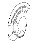 68638459AA - Brakes: Shield for Dodge: Hornet Image