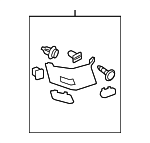 25960421 - Body: Rear Pillar Trim for GM Image