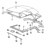 51321922782 - : Side Rail for BMW: 318i, 325i Image
