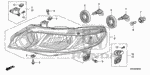 93913154G0 - Electrical/Exhaust/Heater/Fuel: SCREW, TAPPING (5X16) (PO) for Honda Image