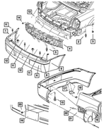 4805956AA - Frames and Bumpers: Package License Plate for Mopar Image