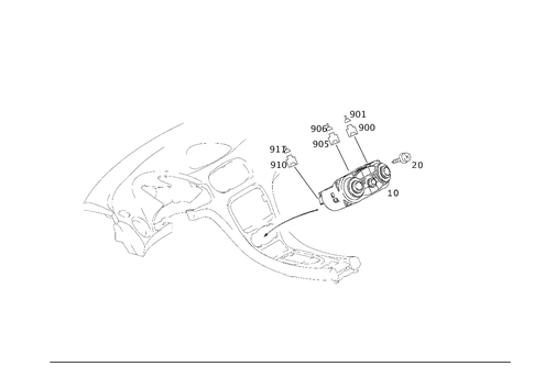 Operating Unit for 2005 Mercedes-Benz SL500 #0
