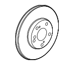 4525130AA00 - Brakes: Rotor for Honda Image