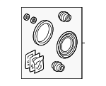 1463T2GA01 - Brakes: Disc Brake Caliper Seal Kit for Honda Image