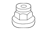 90002TZ3A00 - Suspension: Mount Nut for Acura Image