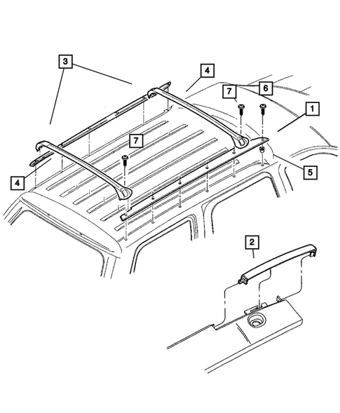 Luggage Rack for 2002 Dodge Durango #0