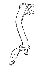 XR839079LEG - Electrical: Center Seat Belt for Jaguar Image