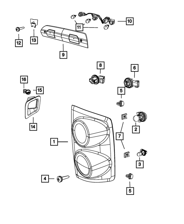 6508263AA - Electrical: J Nut for Mopar Image