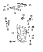 6508263AA - Electrical: J Nut for Mopar Image