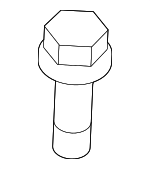 6105096AA - Body: Fender Screw for Chrysler: Sebring | Dodge: Avenger, Charger Daytona, Dart, Journey | Jeep: Cherokee, Grand Cherokee, Grand Cherokee L, Patriot, Wrangler, Wrangler JK | Ram: 1500 Image