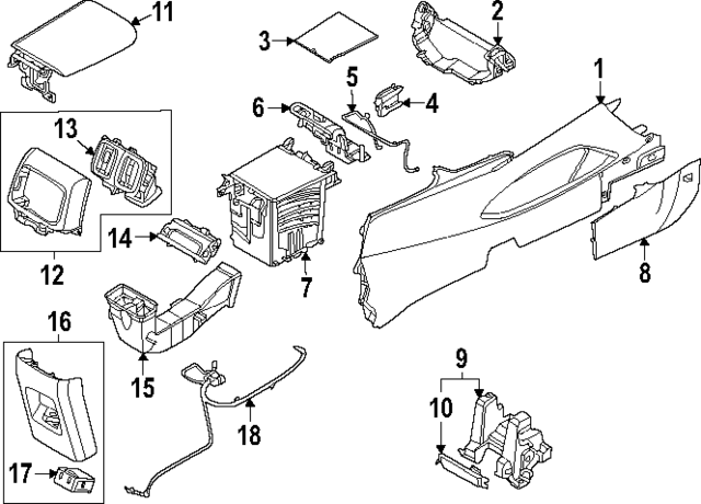 846R0N9000NNB - : Rear Cover for Hyundai Image