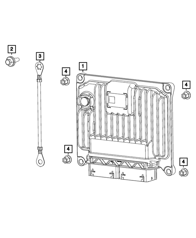 68648599AA - Electrical: Engine Controller Module for Mopar Image