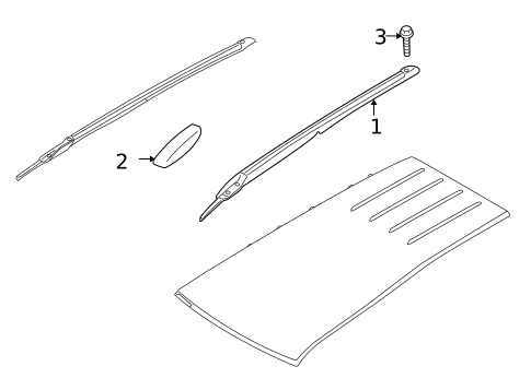 Roof Trim for 2009 Ford Taurus X #0