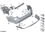 51125A011B8 - : Trim Panel, Bumper, Rear, Bottom for BMW Image