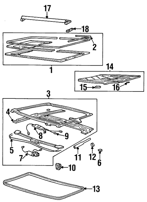 Sunroof for 1995 Buick Skylark #0