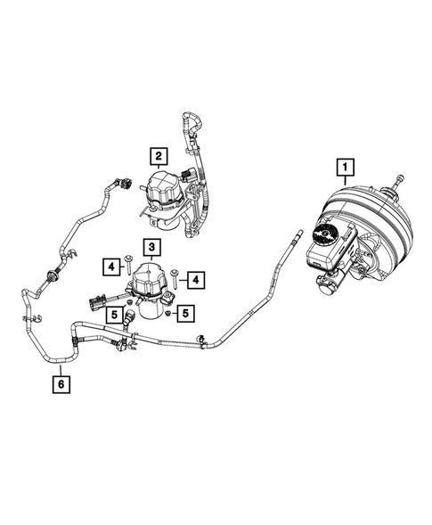 Power Brake Booster for 2018 Jeep Wrangler #1