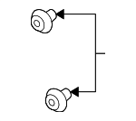 8231538000 - Body: Door Trim Panel Fastener for Kia Image
